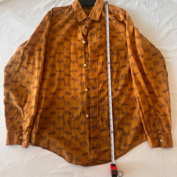 Vintage Mens Townley Long Sleeve button up Shirt - Picture 7 of 8
